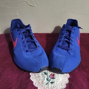 Vintage Nike Shox, Mens Size 11,  Ultramarine Blue Suede Material Outer
